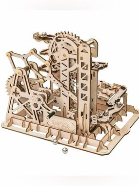 ROKR Marble Squad Marble Run LG502 Wooden 3D Puzzle Kit STEM Model